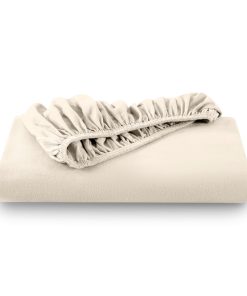 Sábana bajera ajustable de franela Bare Home -Arena