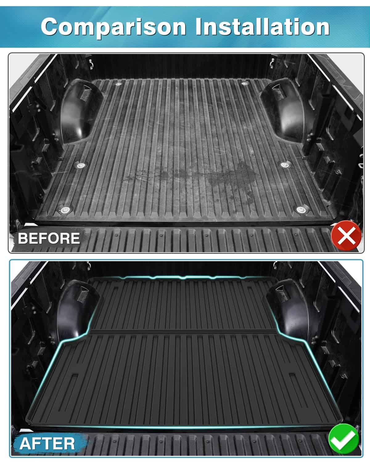 Tapete para cama de camioneta Mixsuper para Toyota Tundra - Imagen 4