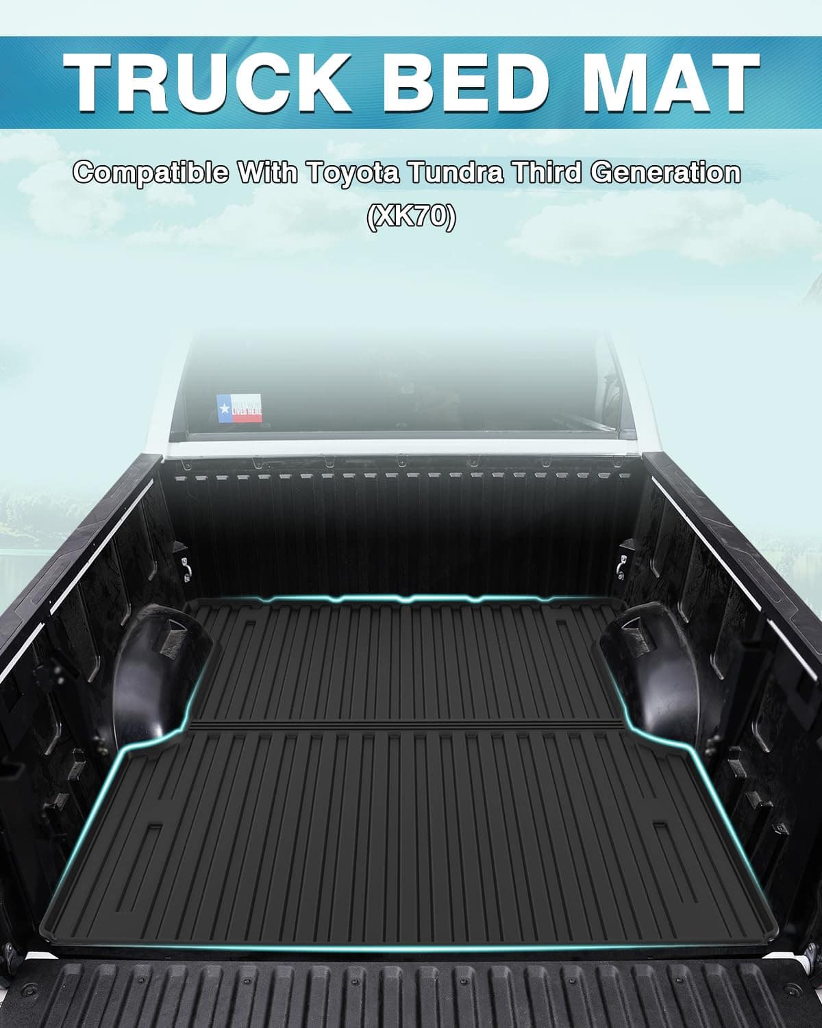 Tapete para cama de camioneta Mixsuper para Toyota Tundra - Imagen 3