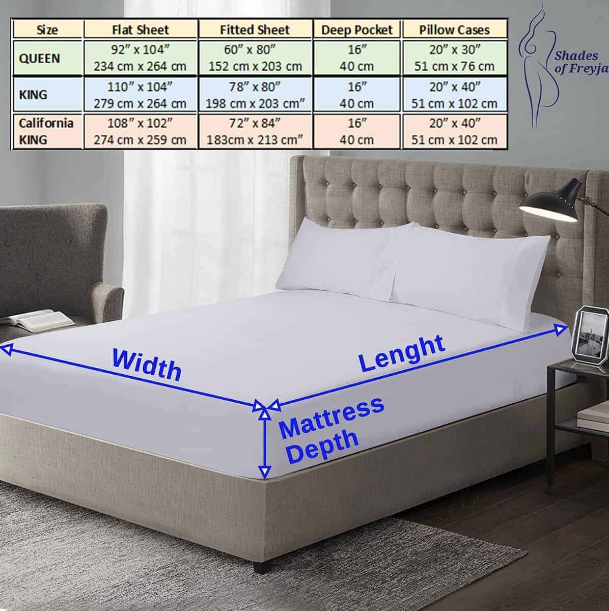 Juego de Sábanas de Algodón 100% Shades of Freyja Tamaño - Imagen 8