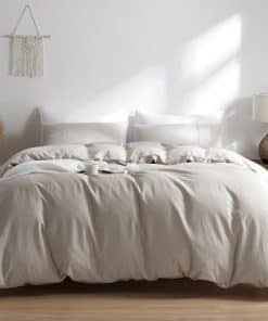 Juego de Funda de Edredón 100% Lino TUMEI - -Lino Natural