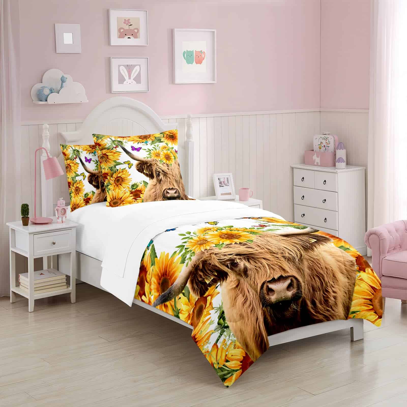 Set de edredón VACAS PORCELANAS ESTANDARIZADO