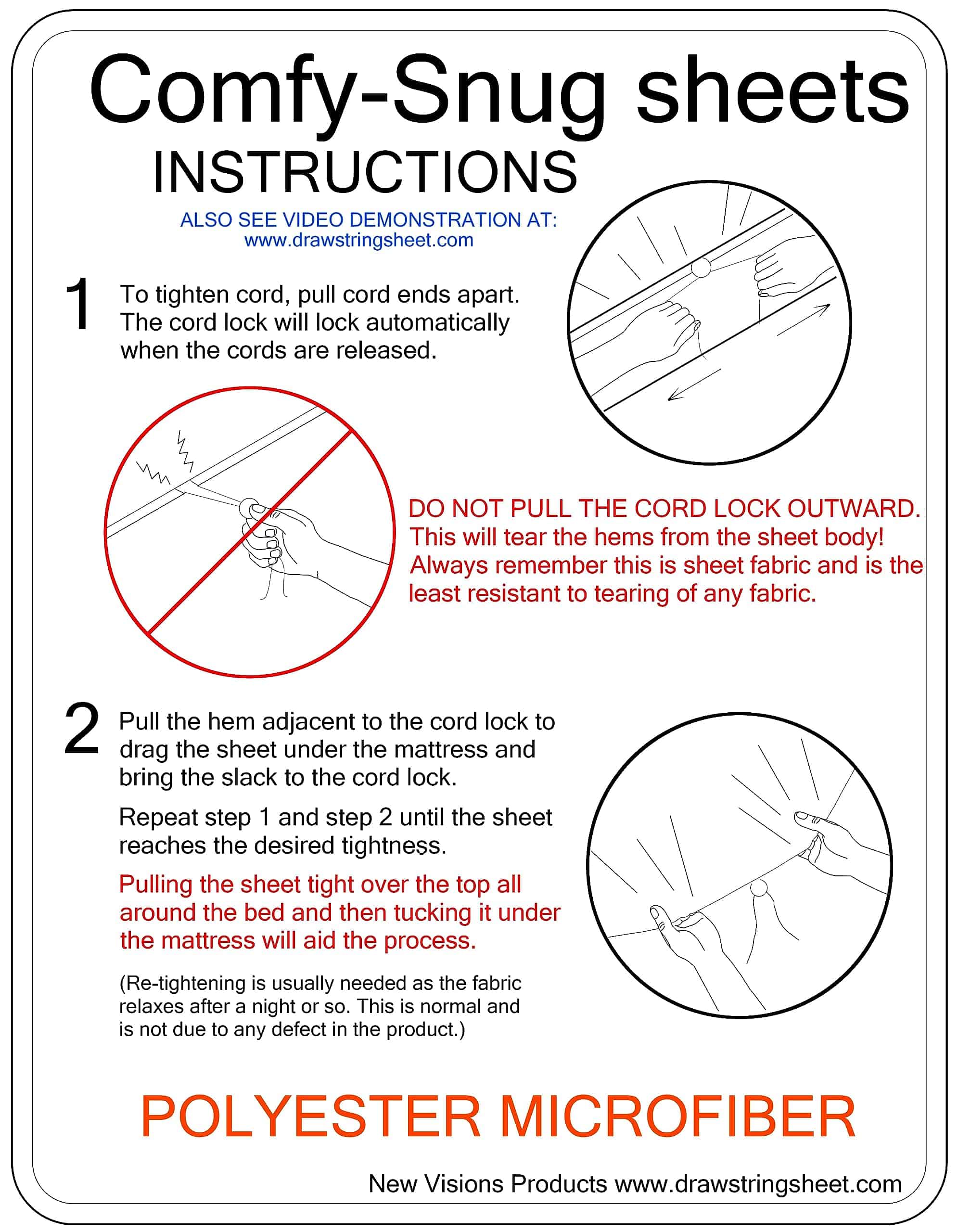 Juego de sábanas de cama Comfy-Snug Queen en microfibra - Imagen 7