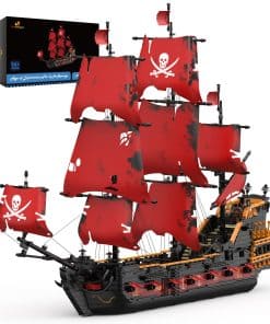 JMBricklayer Set de Construcción de Barco Pirata para