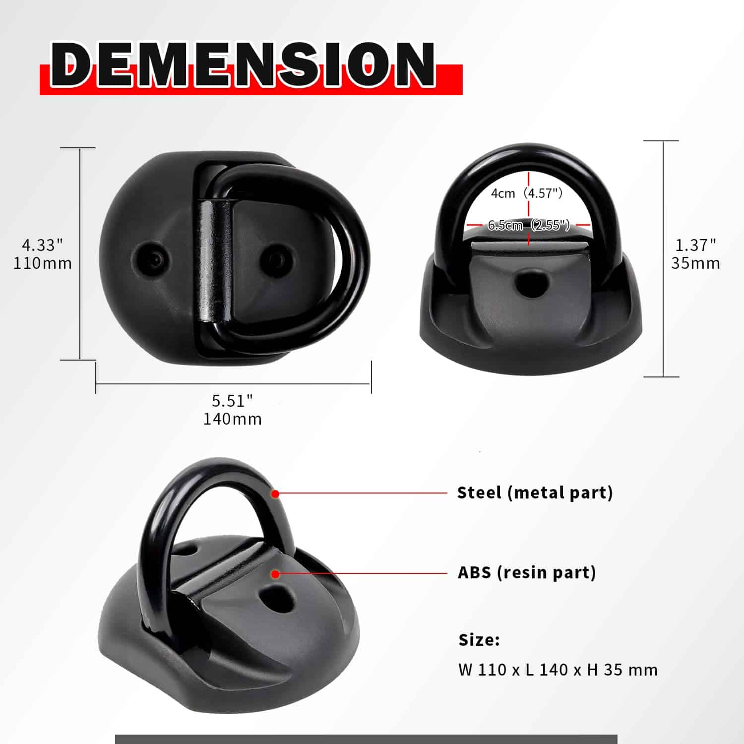 Ancla de Seguridad AKM de Alta Resistencia para Suelo o - Imagen 6