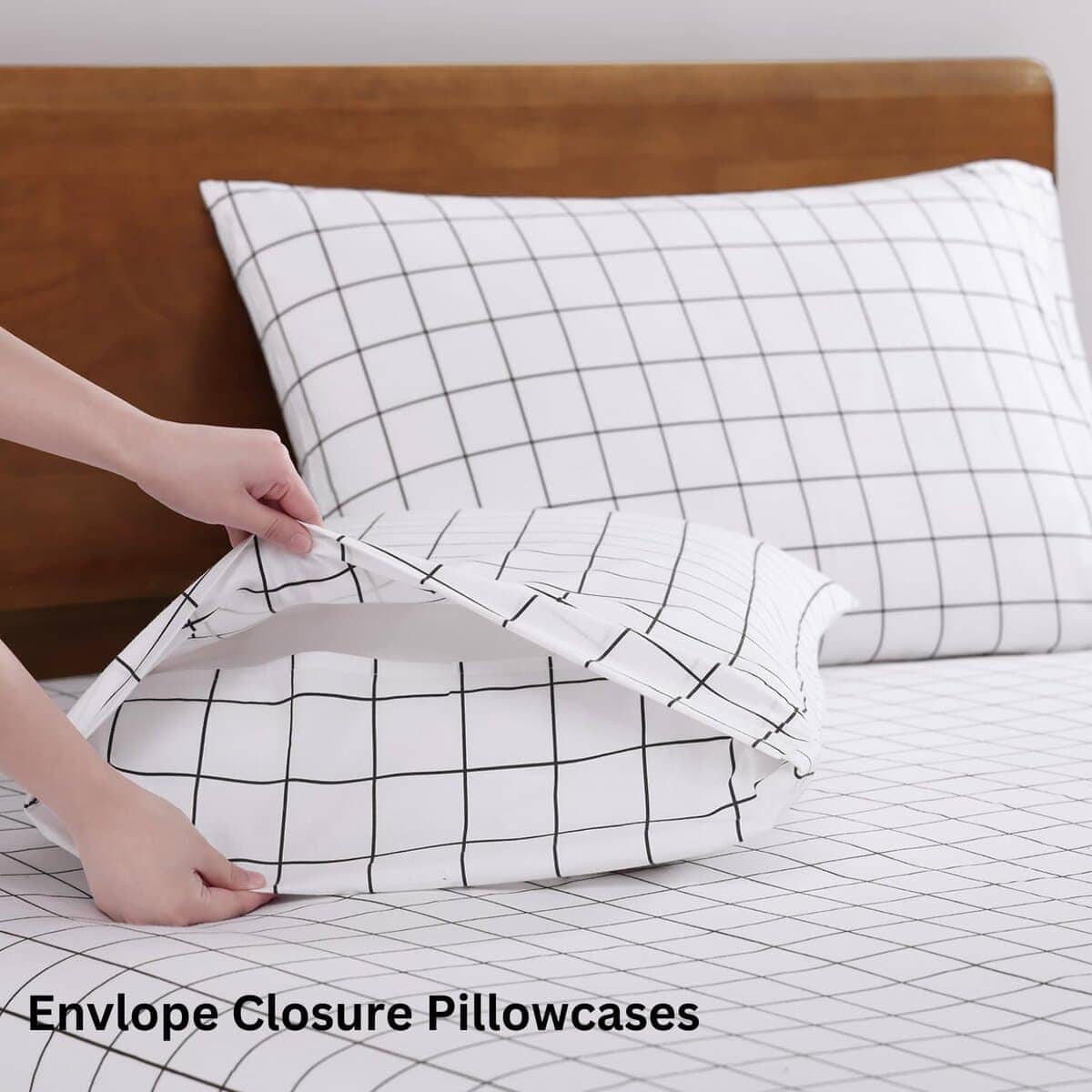 Juego de Sábanas 100% Algodón Orgánico LANE LINEN RV Queen, - Imagen 7