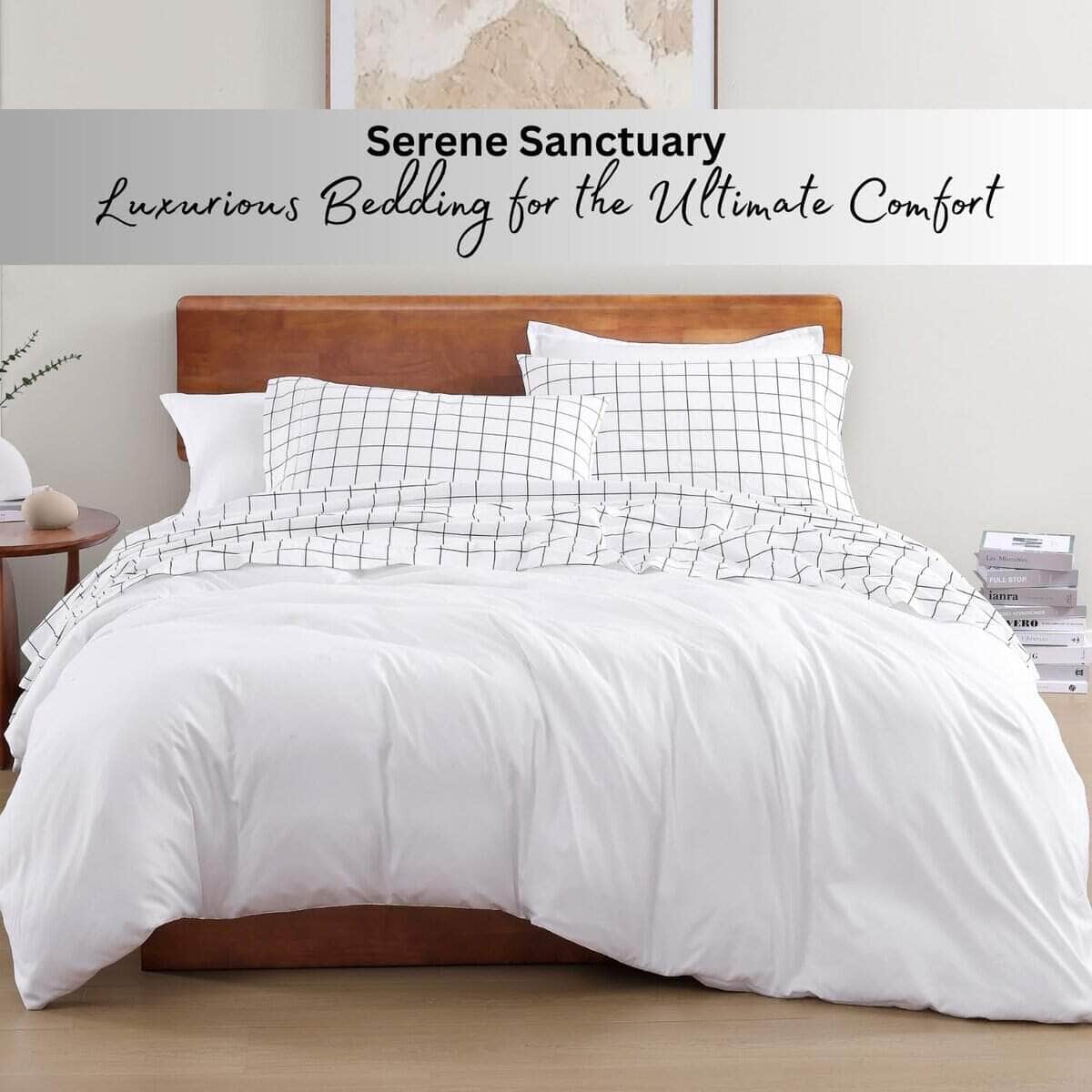 Juego de Sábanas 100% Algodón Orgánico LANE LINEN RV Queen, - Imagen 9