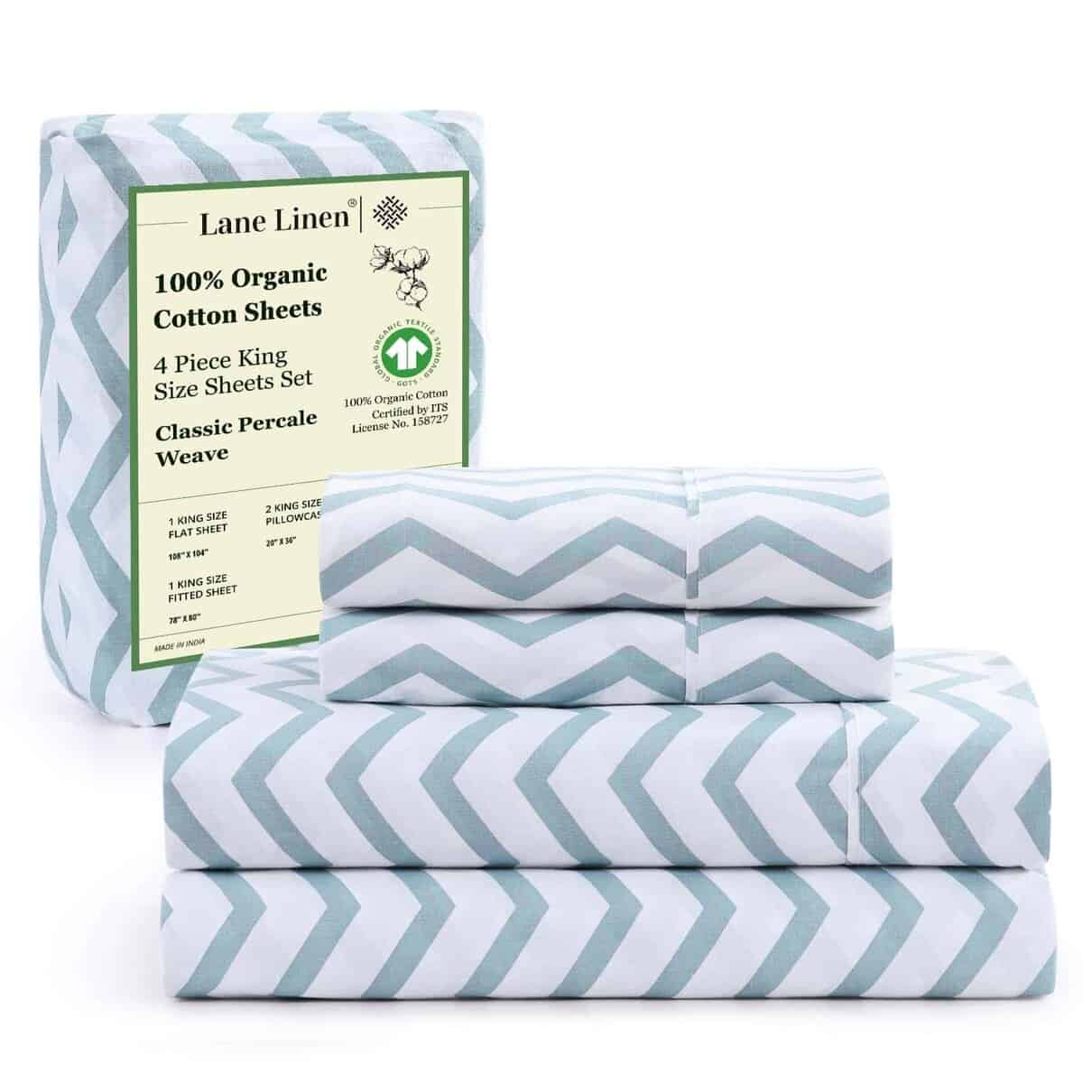 Juego de Sábanas King Size de LANE LINEN - 100% Algodón