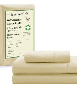 Sábanas de cama individuales Lane Linen 100% algodón
