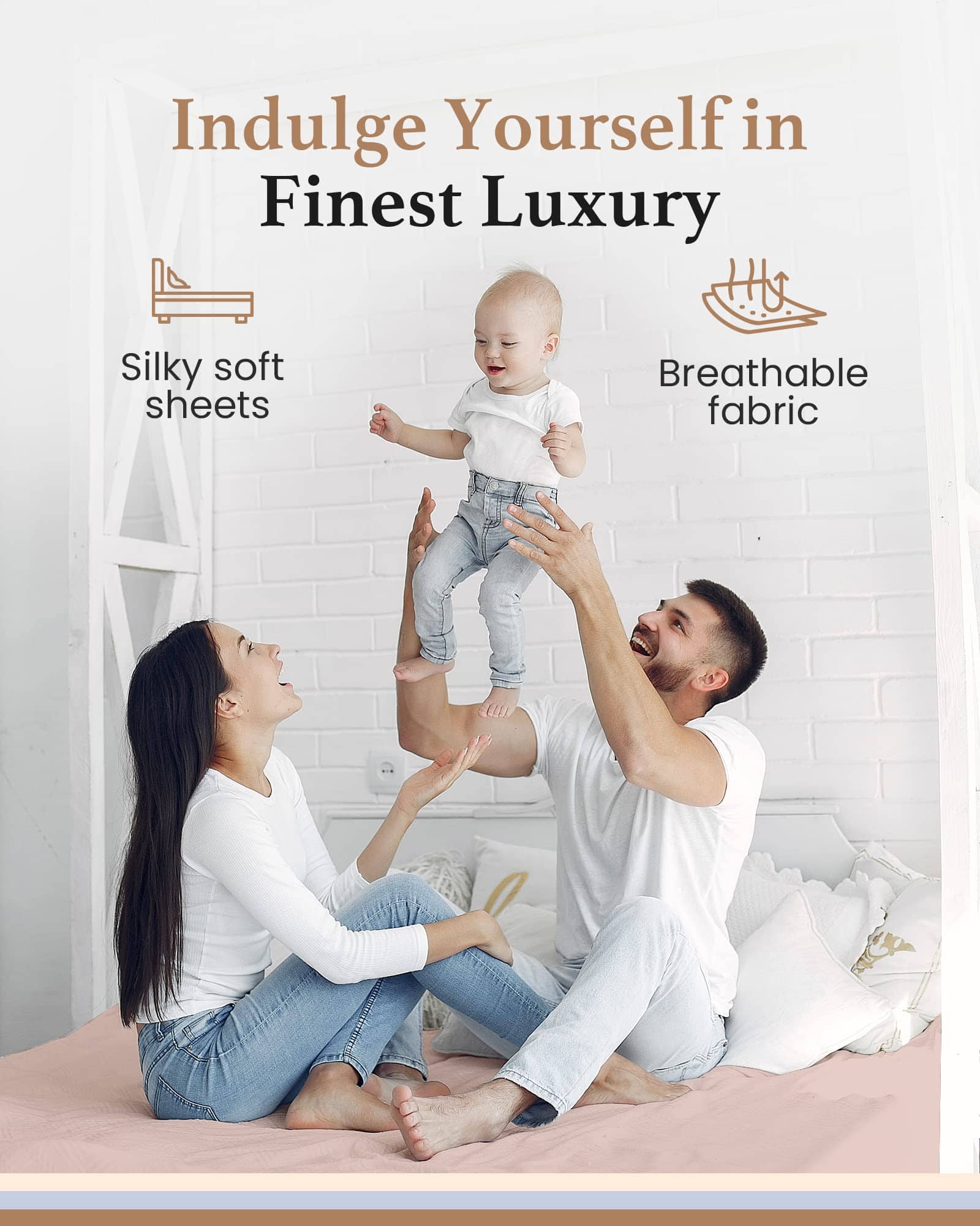 Juego de sábanas ajustables XL Twin de Good Sleep Bedding - - Imagen 6