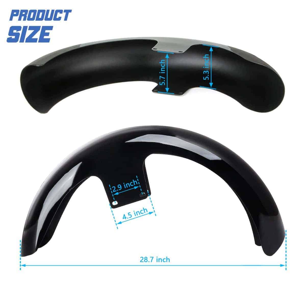 Guardabarros delantero de motocicleta Bravema para ruedas - Imagen 7