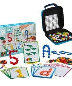 PLUS PLUS - Aprende a Construir ABC & 123 con Estuche de