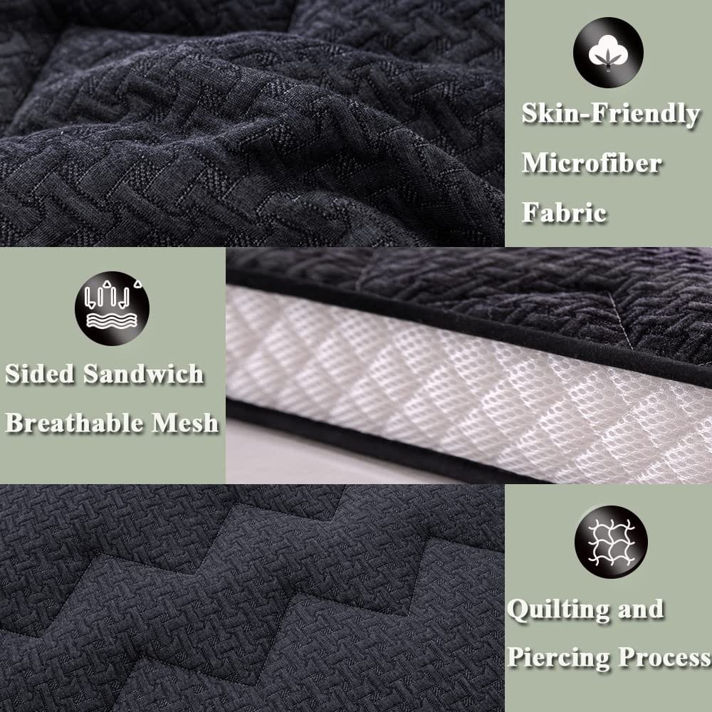 Topper de colchón de espuma viscoelástica GYK, Futón - Imagen 4