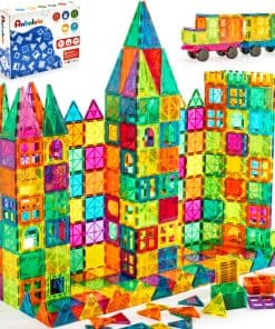 Anbalulu Magnetic Building Tiles, 134 piezas juego grande