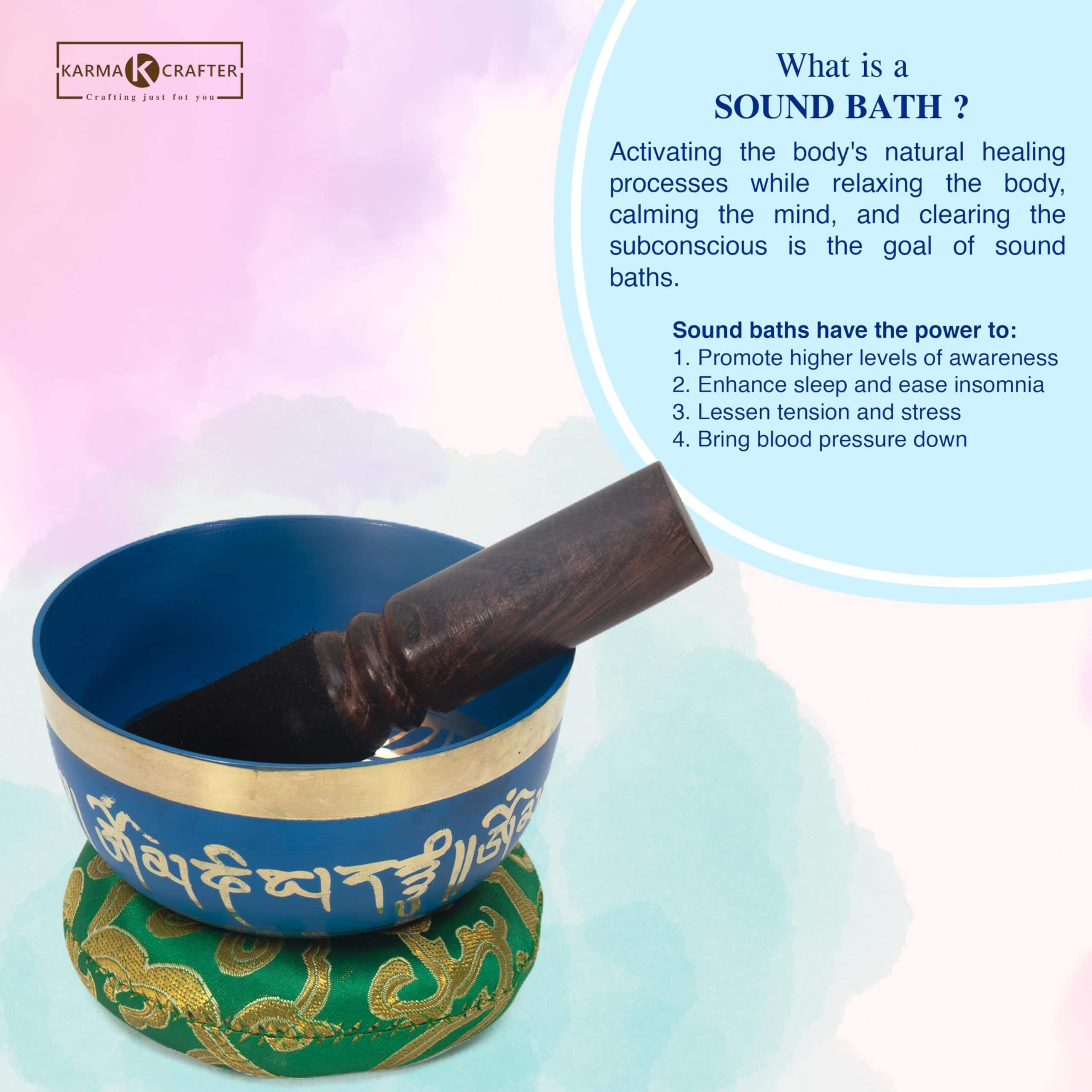 Cuenco tibetano auténtico de Karma Crafter de los 7 - Imagen 3