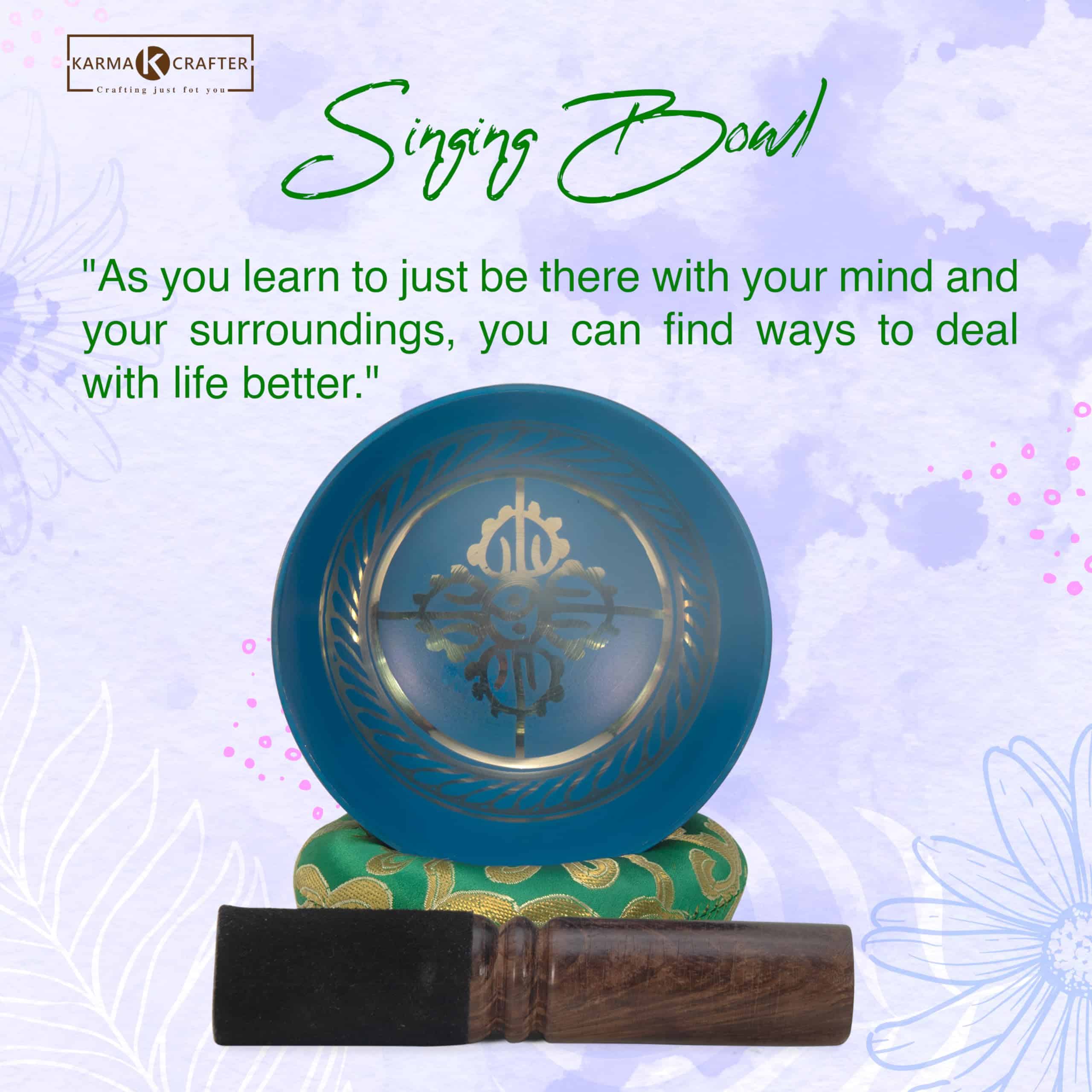 Cuenco tibetano auténtico de Karma Crafter de los 7 - Imagen 6