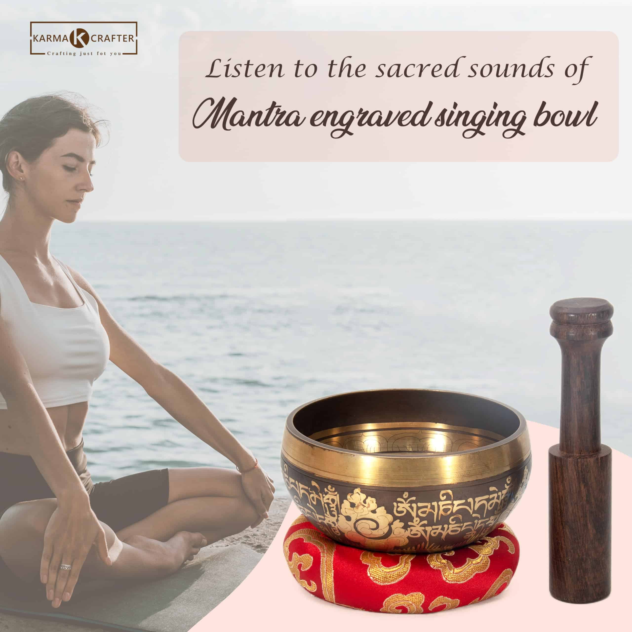 Cuenco Tibetano Auténtico Karma Crafter de 7 Planetas, - Imagen 8