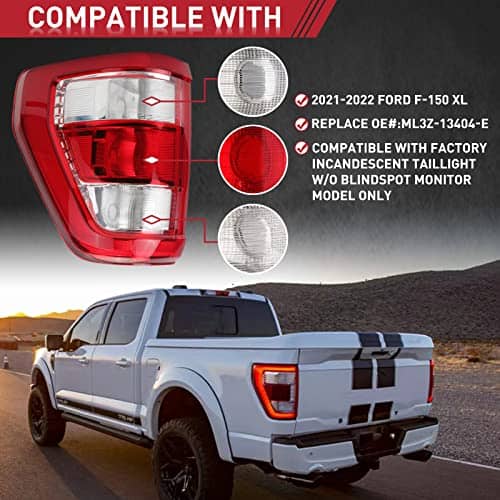 Ensamble de Luz Trasera Compatible para Ford F150 F-150 XL - Imagen 3