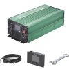 Inversor de Corriente Svlseiia 2000W Onda Pura DC 12v a AC