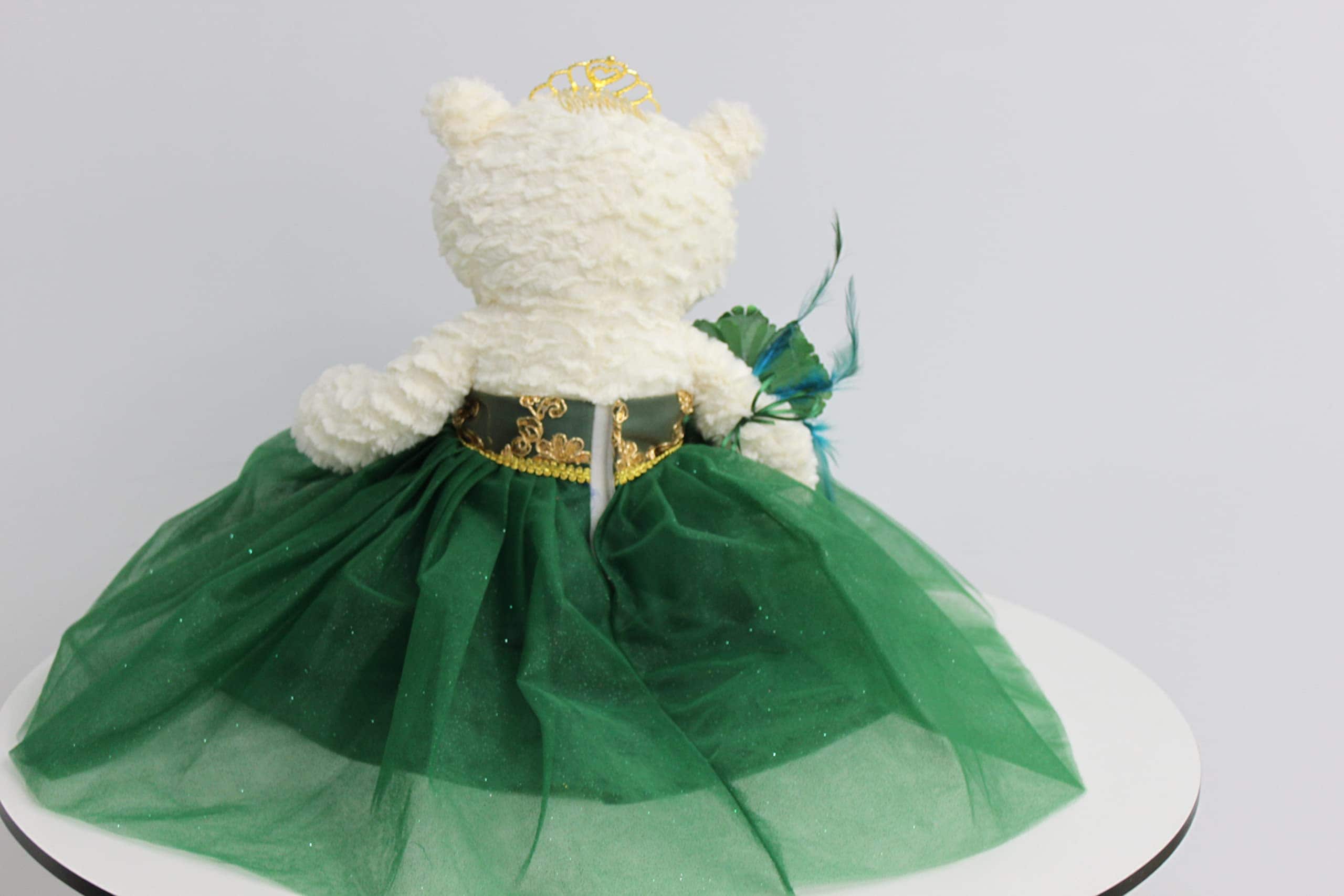 Oso de Peluche Quinceañero 20" con Vestido - Muñeca Última - Imagen 10