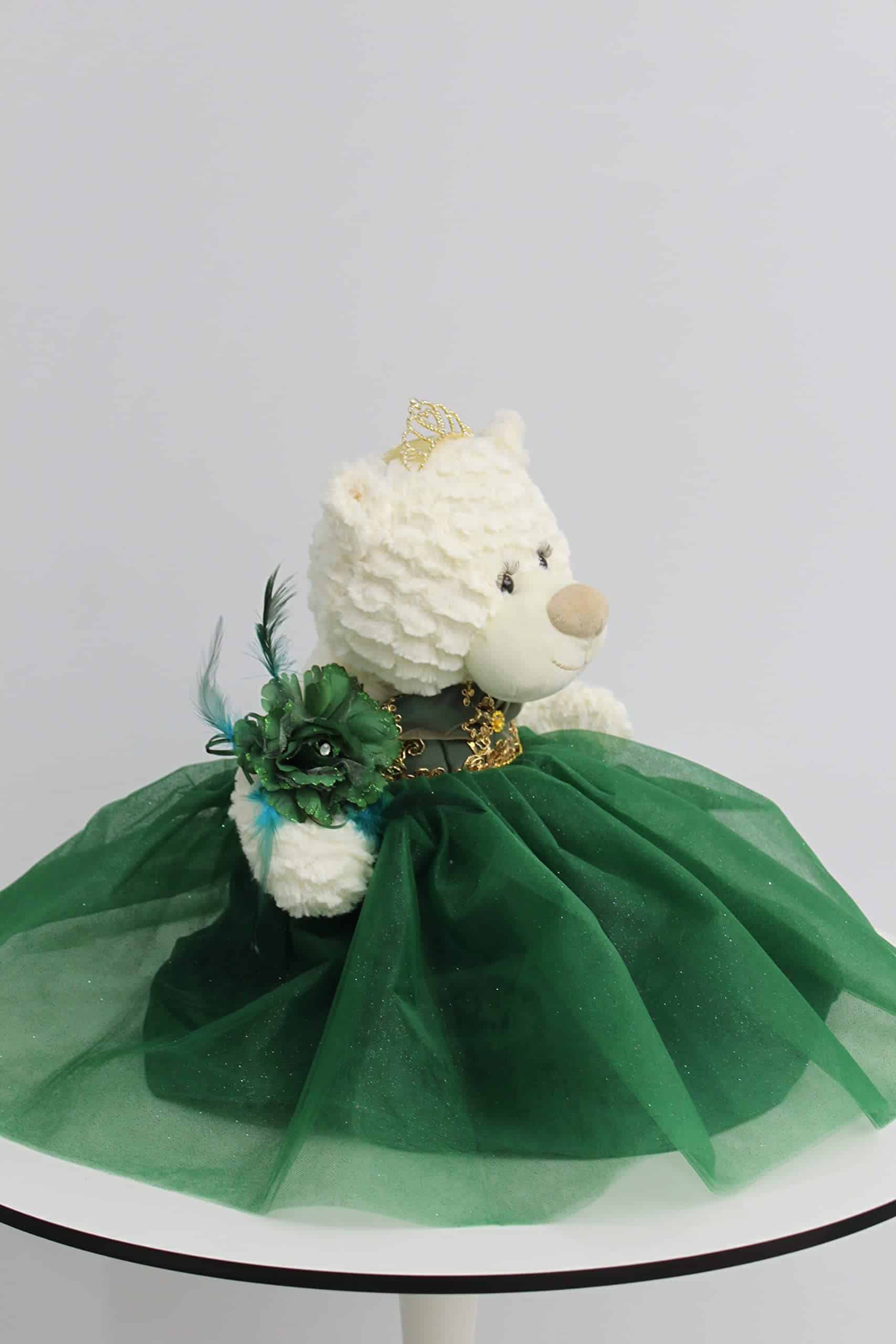 Oso de Peluche Quinceañero 20" con Vestido - Muñeca Última - Imagen 3