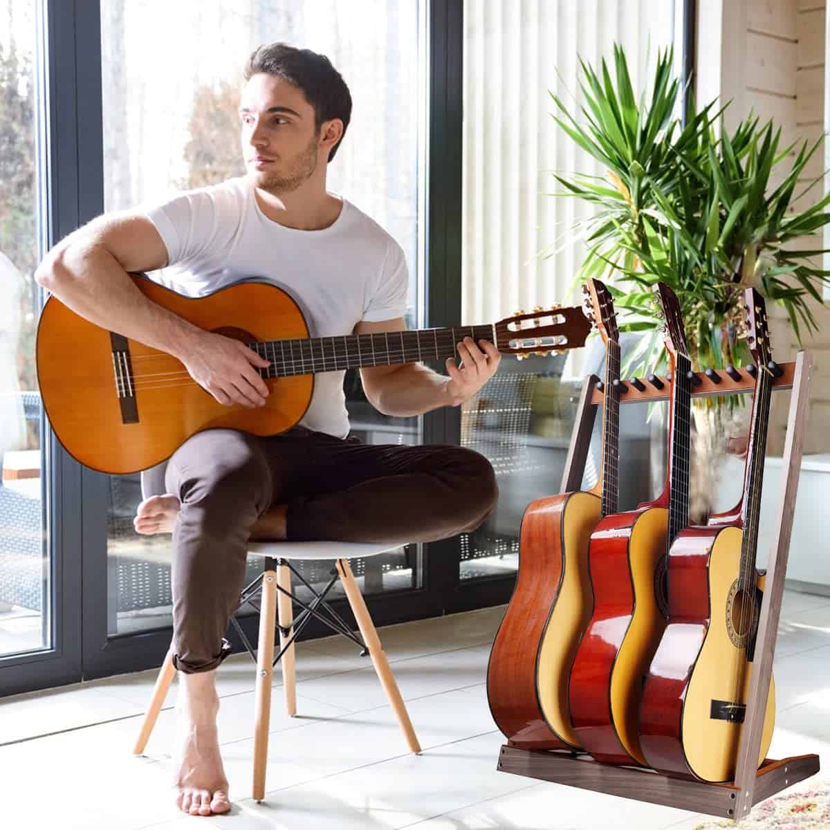 Soporte de guitarra HilerPunk, Soporte de guitarra múltiple - Imagen 7