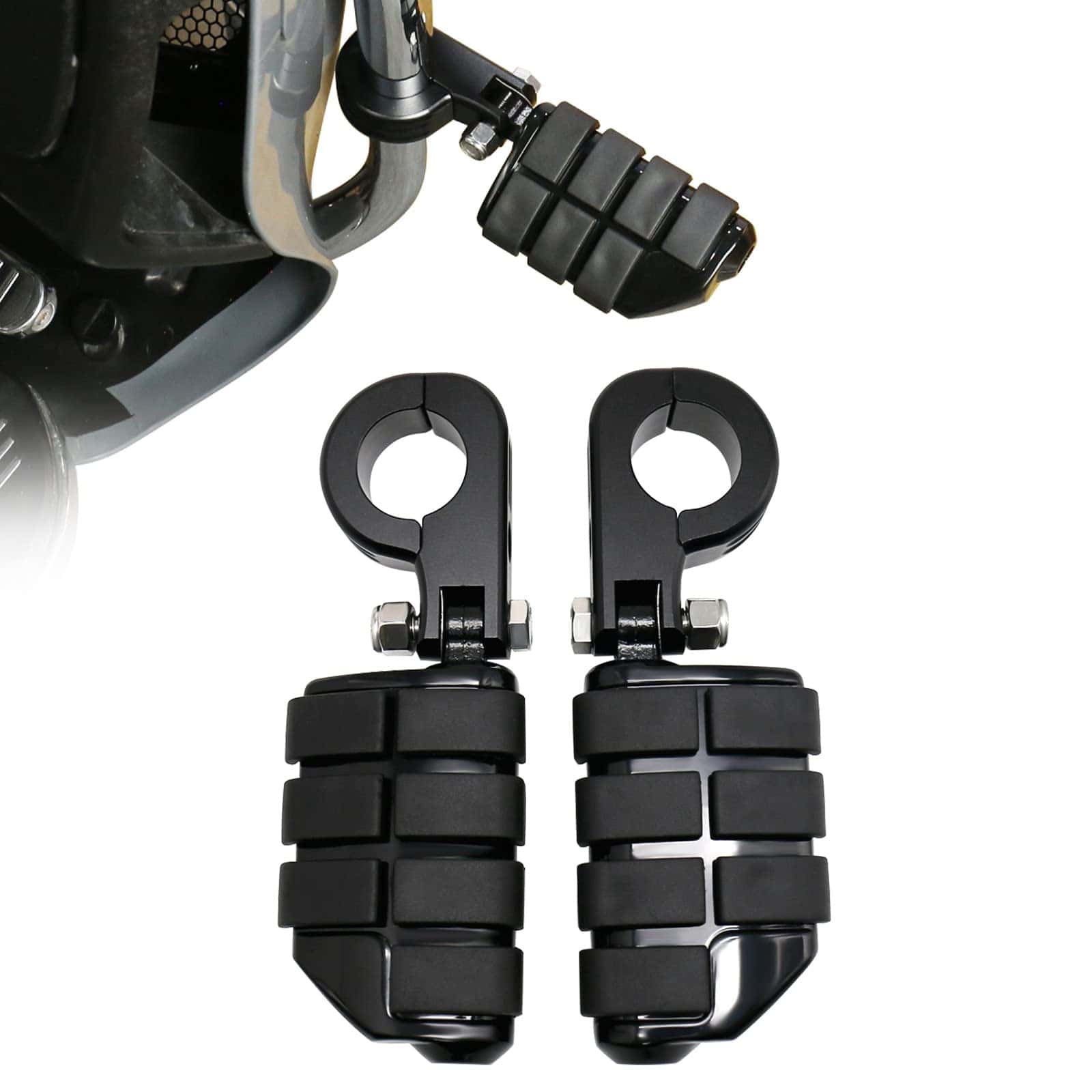Kit de Montaje de Estriberas Ajustables para Motocicletas