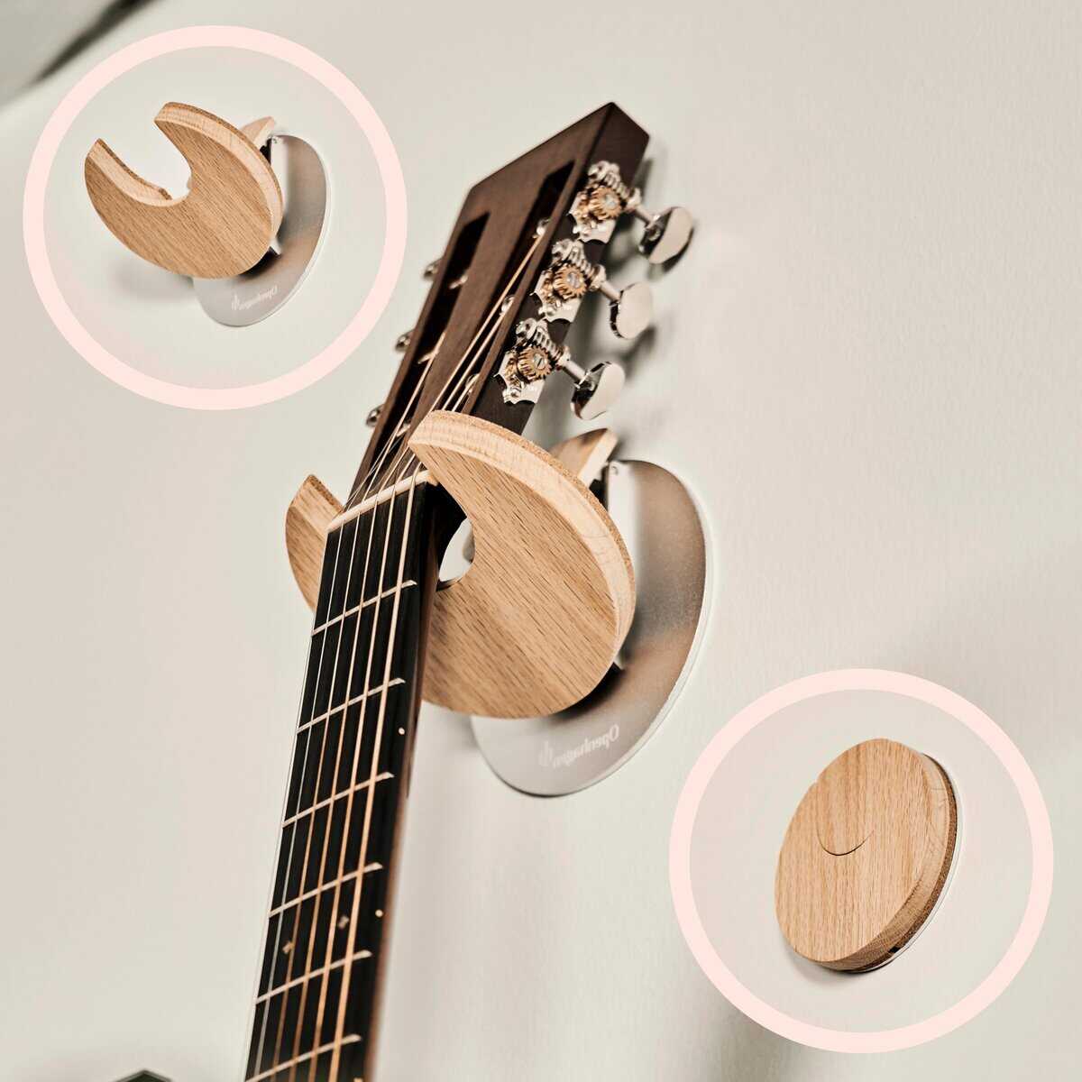 Colgador de Guitarra Plegable y Soporte de Pared para - Imagen 3