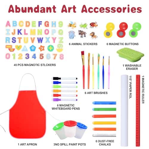 Caballete de arte Skyelta para niños de 4 a 8 años 9-12, - Imagen 5