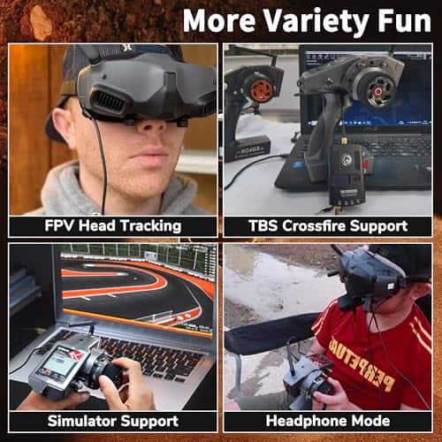 Transmisor Radiolink RC6GS V3 de 7 Canales y Receptor R7FG - Imagen 4