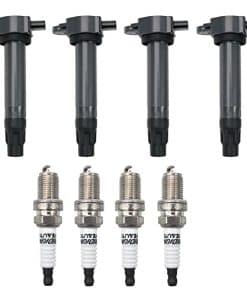 Conjunto de bobina de encendido y bujía de iridio OYEAUTO