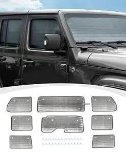 RAZPOY JL Protector Solar para Parabrisas, 8 Piezas