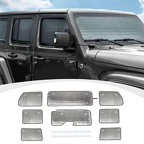 RAZPOY JL Protector Solar para Parabrisas, 8 Piezas