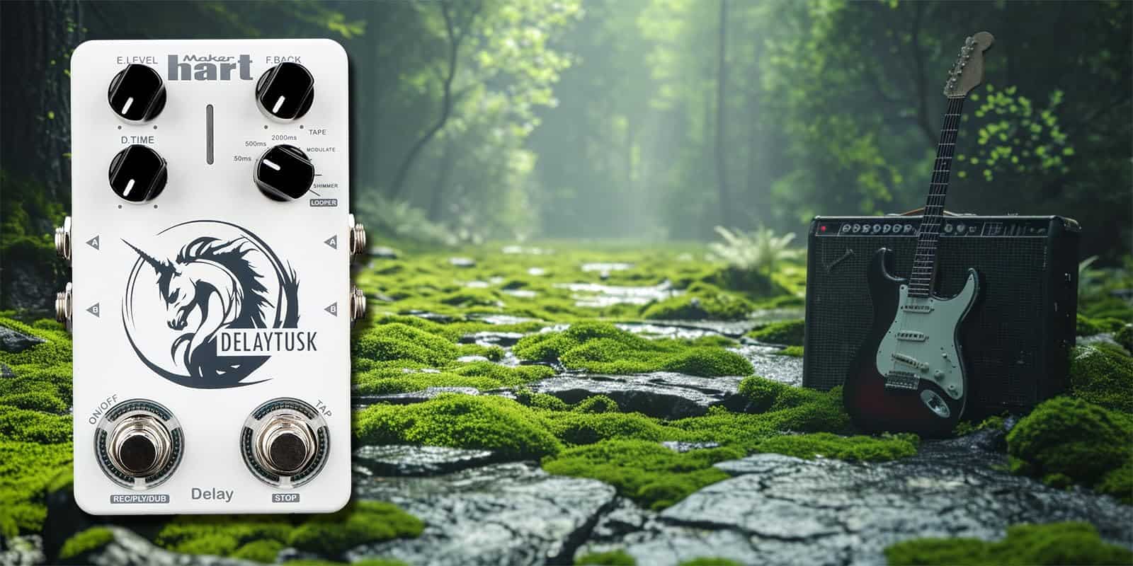 Pedal de Delay Multi-Modo Maker hart DELAY/DELAYTUSK con - Imagen 6