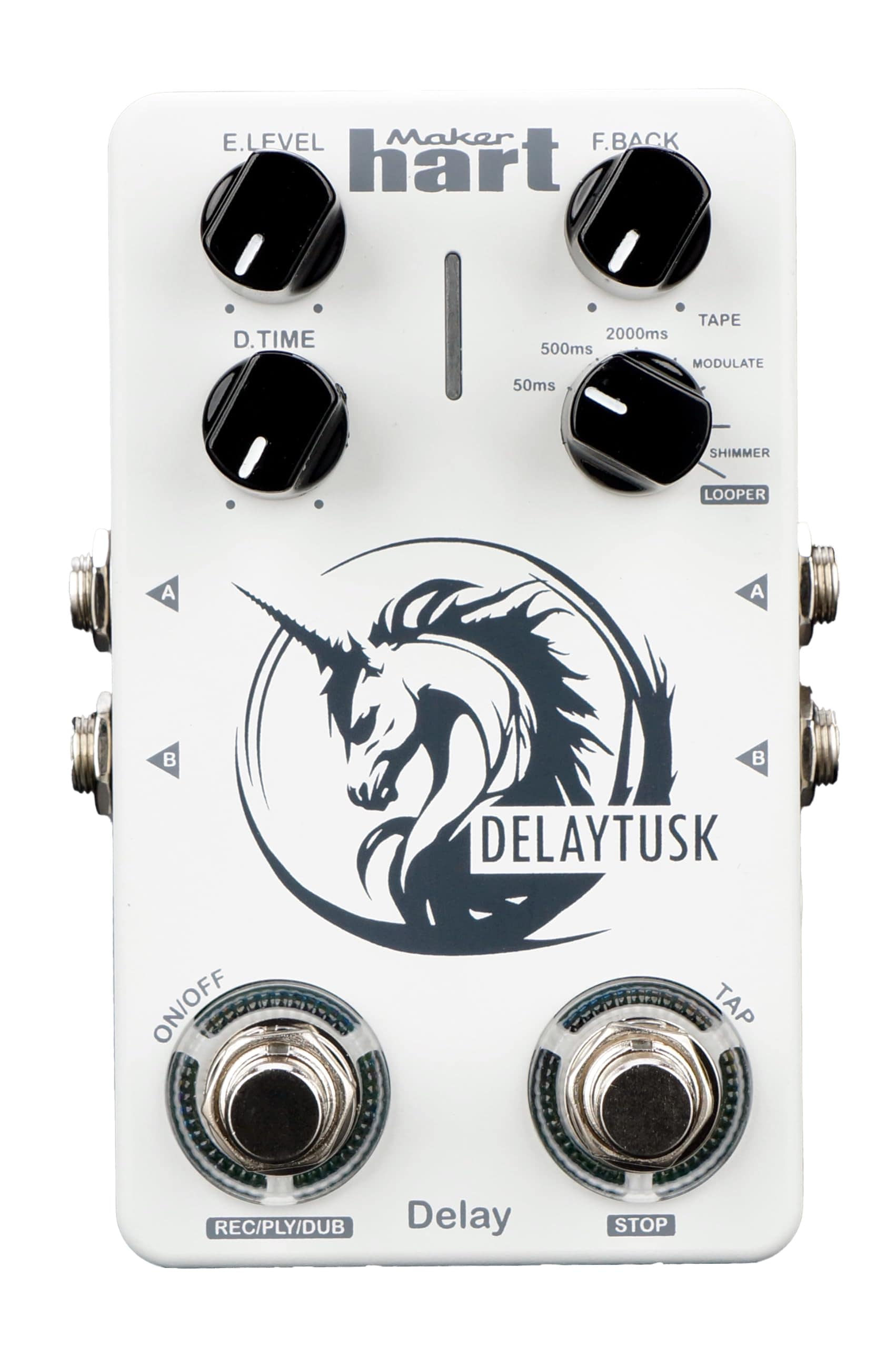 Pedal de Delay Multi-Modo Maker hart DELAY/DELAYTUSK con