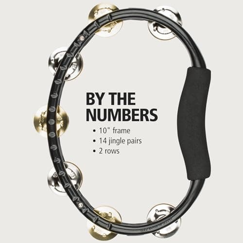 Pandereta tradicional Meinl Percussion, forma de media luna - Imagen 7