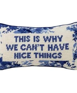 Almohada decorativa de aguja hecha a mano FURBISH - Nice