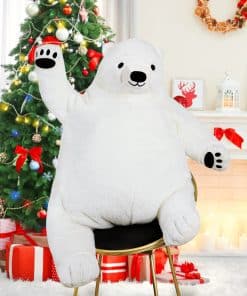 Peluche Gigante de Oso Polar SNOWOLF Djungelskog Oso de