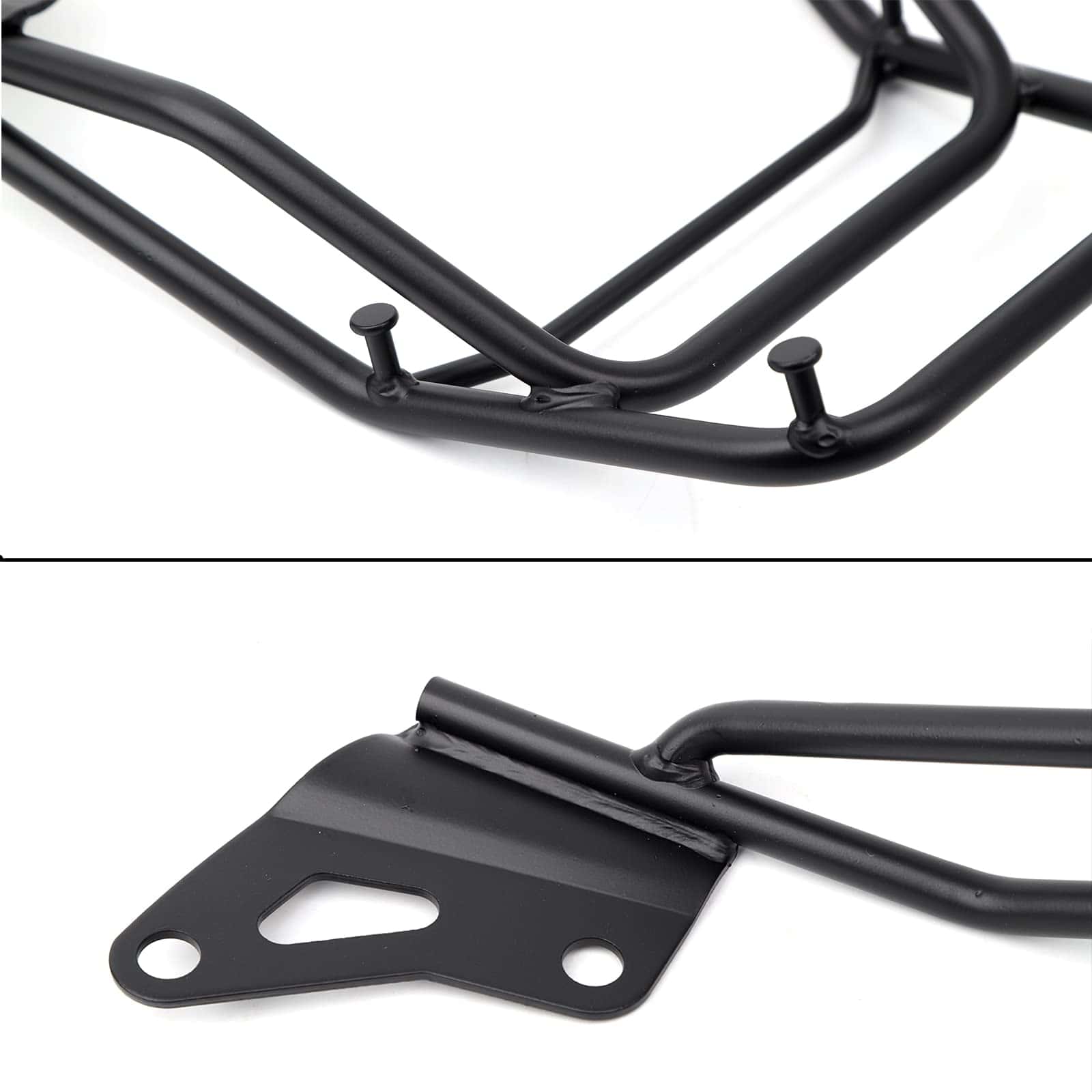 Mokuo Motorcycle Black Rear Luggage Rack Iron Luggage - Imagen 7