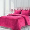 Edredón Impression Bedding Velvet Hot Pink Super Queen 90"