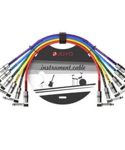 Cables de Conexión JOYO 1.2ft para Pedal de Efectos de Bajo