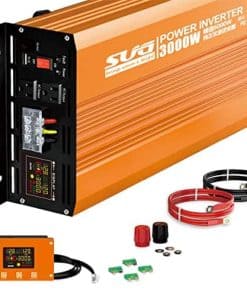 Inversor de Onda Sinusoidal Pura de 3000W 12V DC a 120V AC