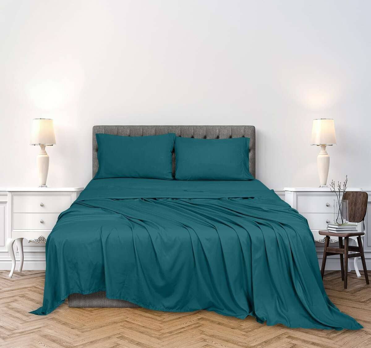 Juego de Sábanas de 300 Hilos de la Marca Royale Linens - - Imagen 3