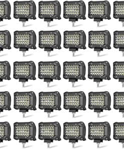 MUVKQC Luces de trabajo LED, 30PCS 4IN 72W Cuadrada Barra