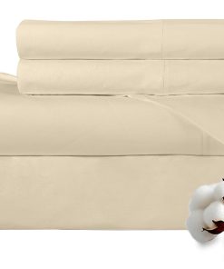 Juego de sábanas de algodón peinado de 300 hilos Royale