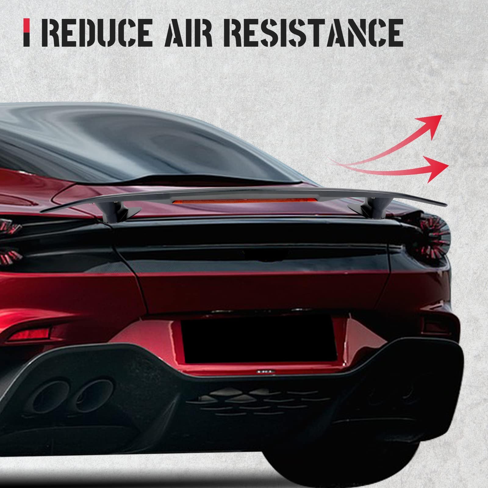 Acmex 46 Pulgadas Alerón Trasero Universal, Estilo JDM - Imagen 6