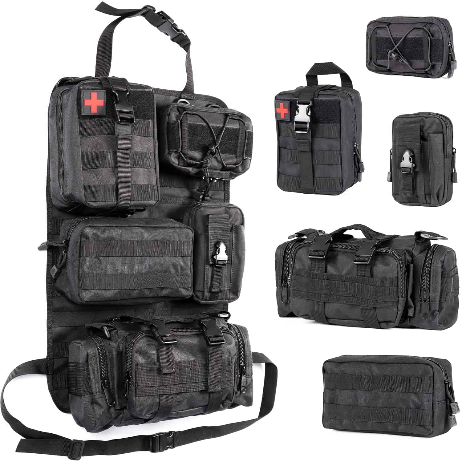Organizador de Asiento Táctico con Bolsa de Almacenamiento