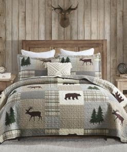 Colcha King Size PERHOM - Juego de cama de colcha de