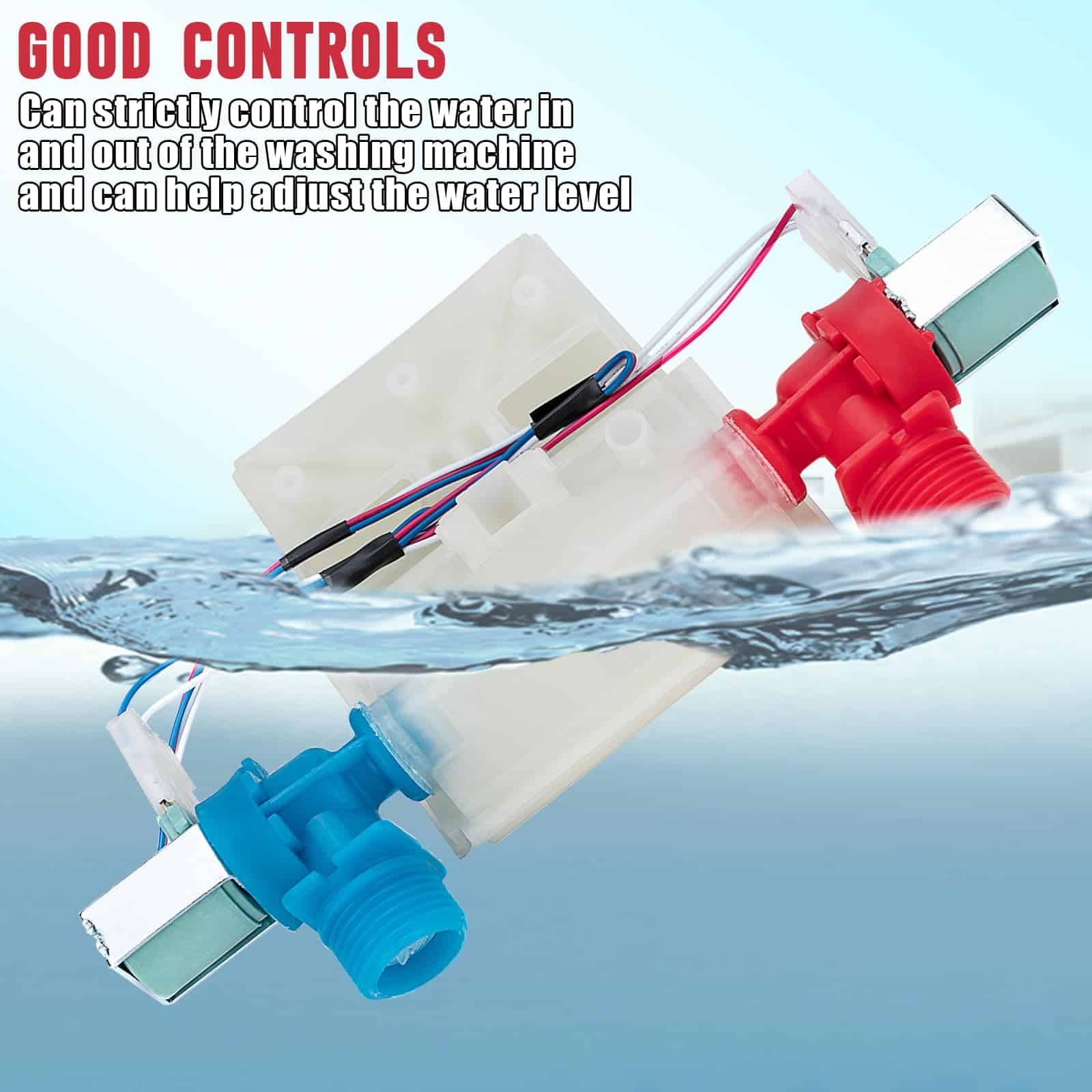 Válvula de Entrada de Agua de Lavadora para Amana Inglis - Imagen 5