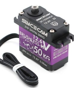 Servo Motor Brushless 12V a Prueba de Agua 50KG 270� de
